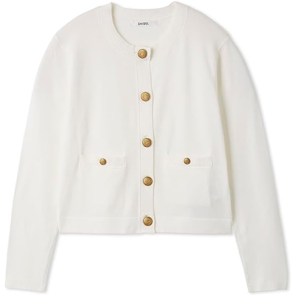 Amazon | [リリーブラウン] フォックスブレンドトリムニットジャケット